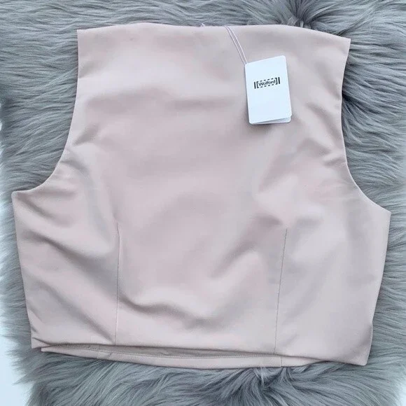 Wolford NEW Christie Top in Morning 40 Beige 10 - Picture 6 of 8